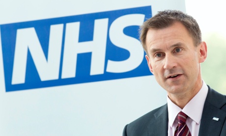 The health secretary, Jeremy Hunt