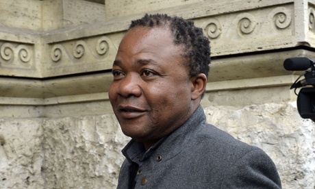 Diya 'Patrick' Lumumba, the owner of a pub who was originally jailed for the murder of Meredith Kercher, arrives at the Italy's supreme court.