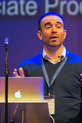 John Hargrove speaks at WhaleFest 2015 on 14 March in Brighton, UK.