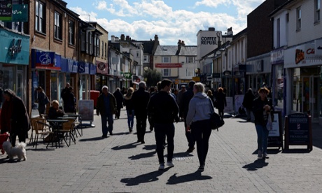 Shoppers in George Street, Hove – a famously marginal constituency.