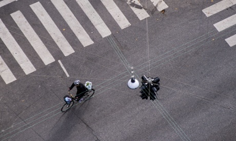 Cyclist in Denmark.