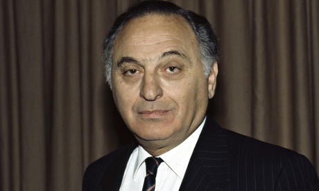 Yehuda Avner was Israel’s ambassador to Britain in the 1980s and to Australia in the 1990s. Photograph: ITN/Rex