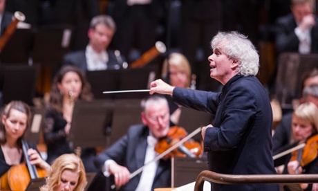 Sir Simon Rattle conducts the London Symphony Orchestra.