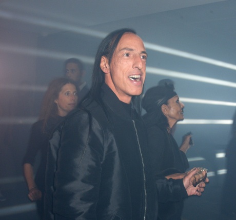 Rick Owens during London fashion week