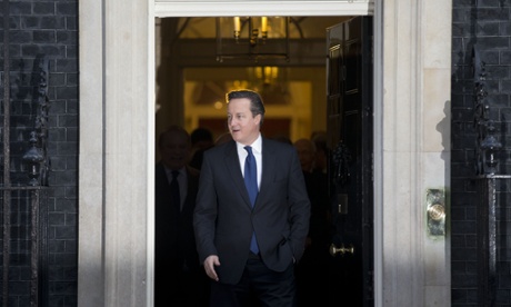 David Cameron outside 10 Downing Street