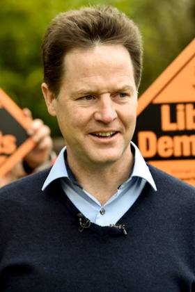 Leader of the Liberal Democrats Nick Clegg in Abingdon, Oxfordshire after the launch of his party's General Election campaign. PRESS ASSOCIATION Photo. Picture date: Sunday March 29, 2015. See PA story POLITICS LibDems.