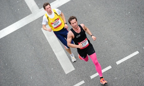 Runners at the marathon in Freiburg, Germany yesterday. Where it also rained. Welcome to summer.