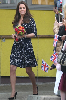The Duchess of Cambridge in Woolwich on 18 March  2015