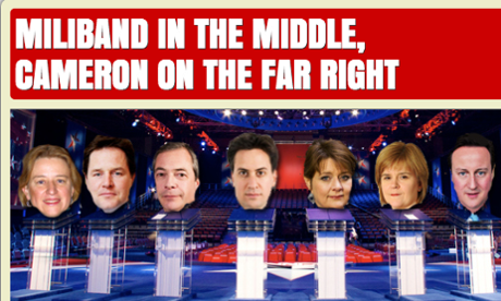 Where leaders are standing in the ITV debate