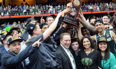 Michigan State celebrate