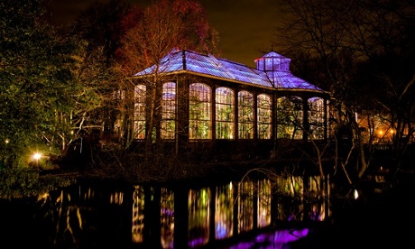 Hortus Botanicus Amsterdam at night