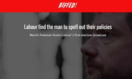 Sky News' Biffed will offer a humorous look a the election