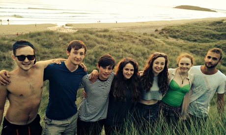 Emma Trump's children and their cousins at the Gower Peninsula