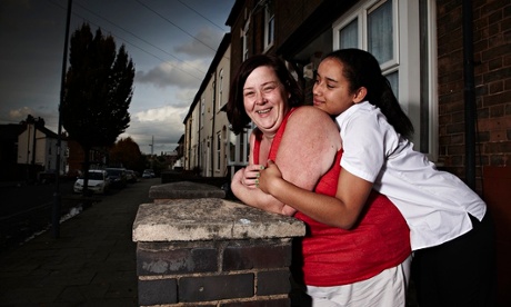 Deirdre Kelly and her daughter, Caitlin, on Benefits Street