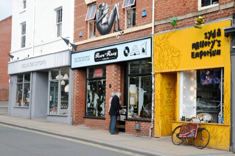 Rare & Racy beside Syd and Mallory's Emporium, who also face being without a home.