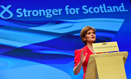 Nicola Sturgeon at the SNP spring conference