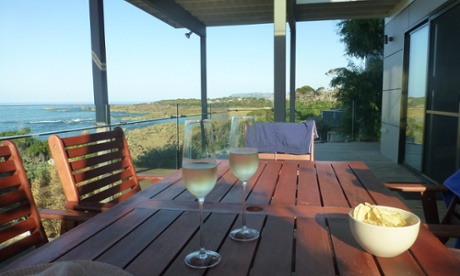 Sundowners at Stirling cottage.