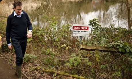 Nick Clegg Visiting The Parkridge Wildlife Centre On The Campaign Trail