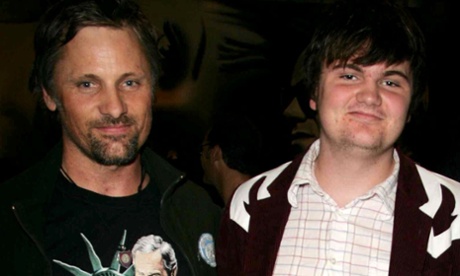 Viggo Mortensen with his son Henry.