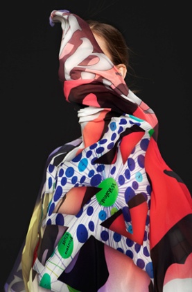 WikiLeaks Scarf, 2011, by Metahaven, from All of This Belongs to You.