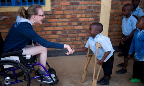 Sophie Christiansen in Rwanda