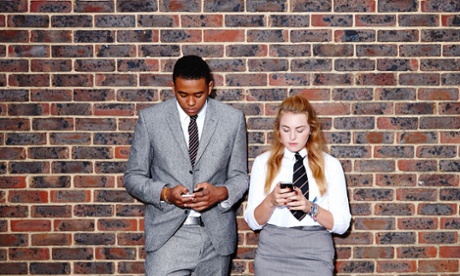Jess and Harry in Teens, Channel 4.