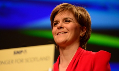 The SNP leader and Scotland's first minister, Nicola Sturgeon.