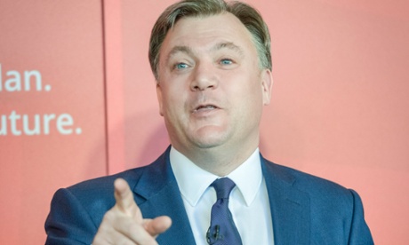 Ed Balls on the campaign trail in Swindon on Tuesday. 