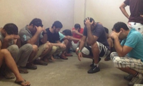 Nauru - inside the Yaren police cells.