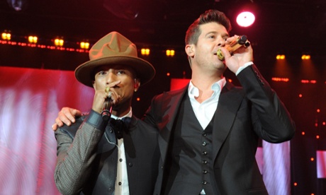 Pharrell Williams and Robin Thicke