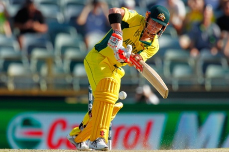 David Warner passes the 150 mark.