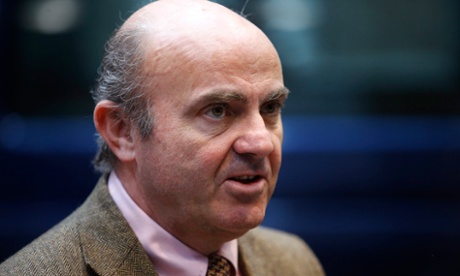 Spanish Minister of Economy Luis de Guindos