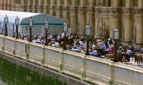 The terrace of the House of Commons.