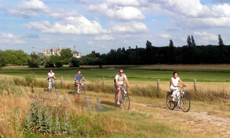 Cycling in France.