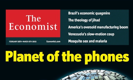 The front cover of The Economist