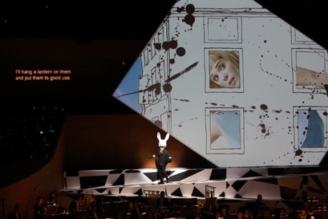 Some of Jones's multimedia work on Alice in Wonderland.