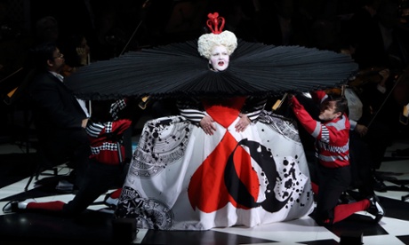 A scene from Alice in Wonderland