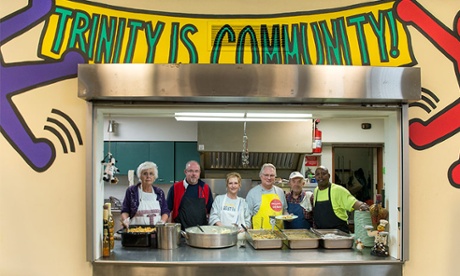 Volunteers at the Trinity Lutheran Church in Lakewood.