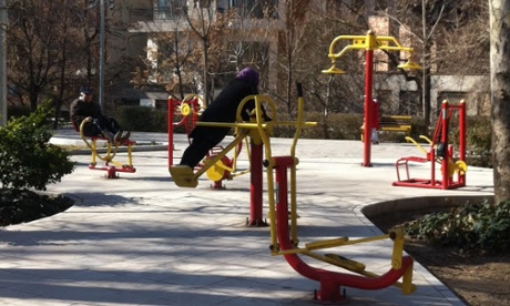 tehran outdoor gym