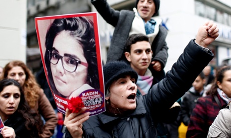 Protesters in Istanbul