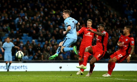 A flying James Milner makes the game safe for Manchester City.