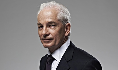 David Gower in a shirt and tie half-turned, smiling