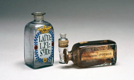 bottles of laudanum