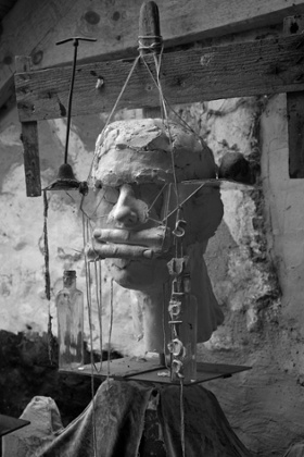 Part of Ray Exworth's The Circus, which he worked on for nine years but left unfinished after the death of his father in 1985.