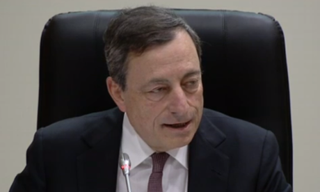 ECB president Mario Draghi