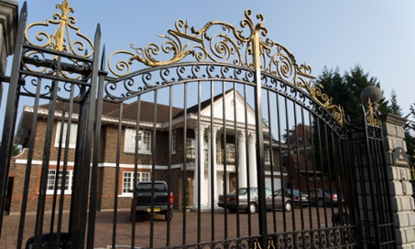 Mansion on The Bishops Avenue, north London.
