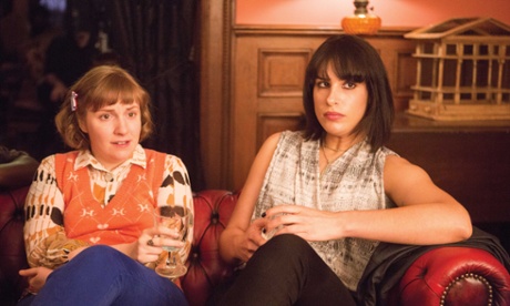 Desiree Akhavan with Lena Dunham in Girls