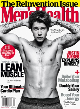 Justin Bieber Men's Health