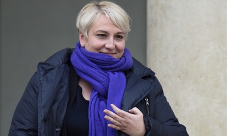 Pascale Boistard  leaves a cabinet meeting on Wednesday.