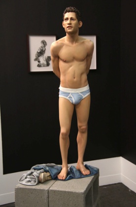 A sculpture at the Armory show.